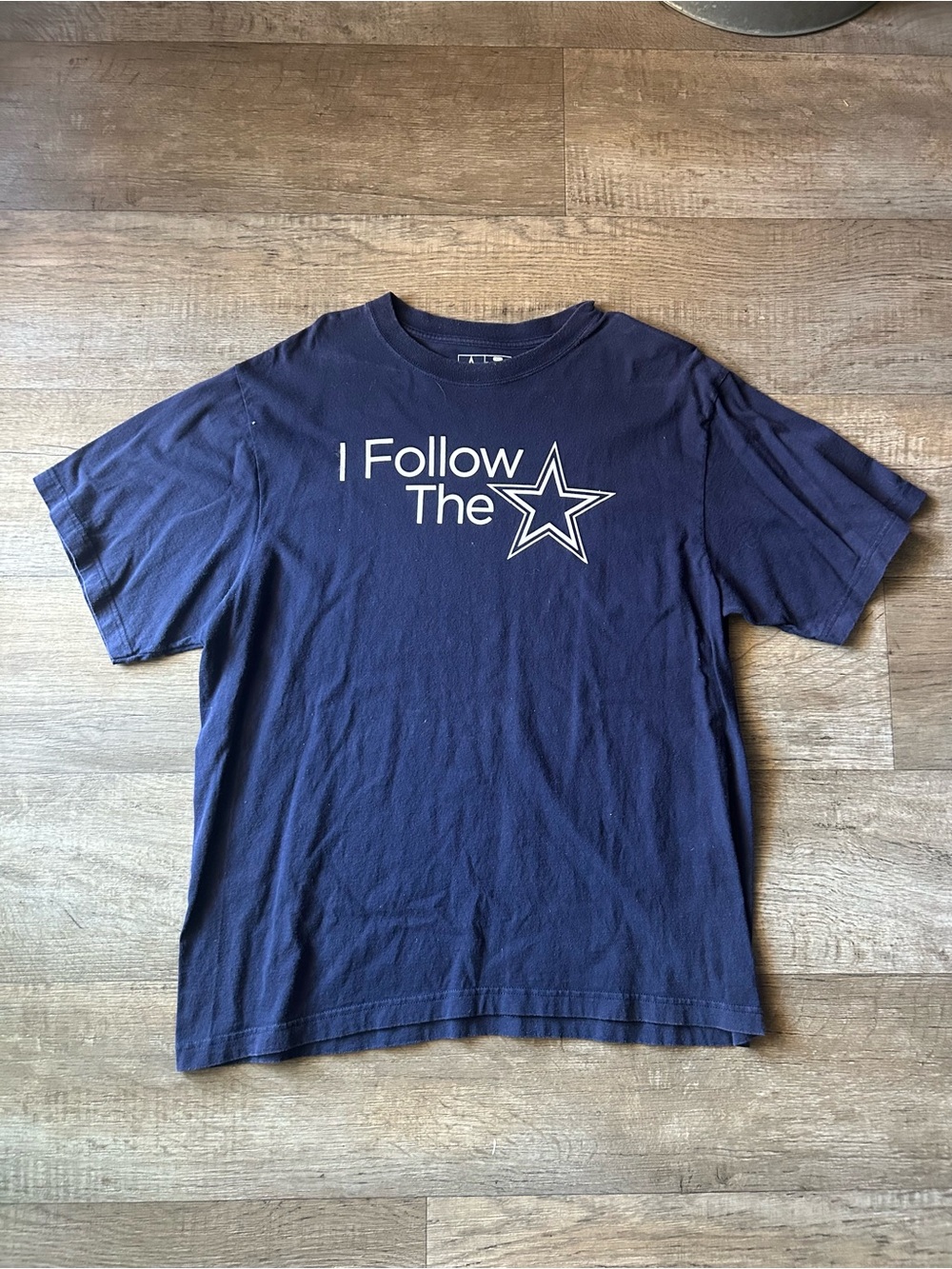 Navy "I Follow The" Star Graphic Tee